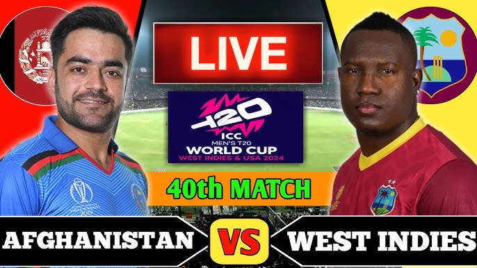 West Indies vs Afghanistan LIVE Score, T20 World Cup 2024: